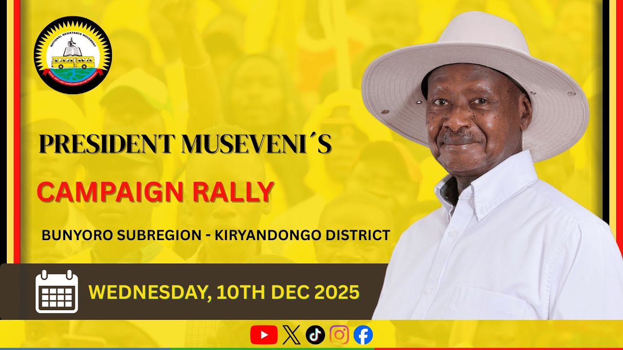Vibrant Scenes as President Yoweri Museveni Commands a Landmark Rally in Kiryandongo District