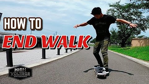 エンドウォーク/END WALK　TRICK VIDEO［スケボー初心者必見！パークデビューのためのトレーニング法］