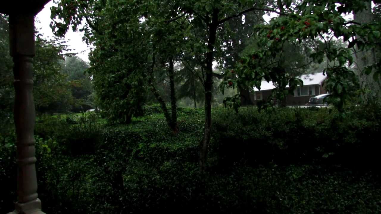 Canon SX-40 HS HD Zoom Demo Sunday Afternoon Rain Showers