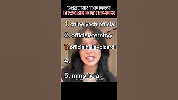 Thumbnail of Ranking The BEST Love Me Not Covers #trending #song #viral #tiktok