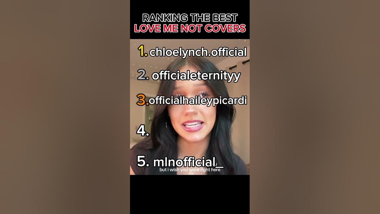 Ranking The BEST Love Me Not Covers #trending #song #viral #tiktok