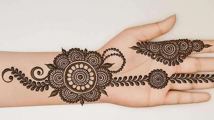 Very beautiful simple mehndi design front hand | easy mehndi design | mehandi design | mehndi
