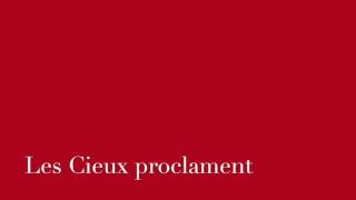 Video thumbnail of "Les cieux proclament"