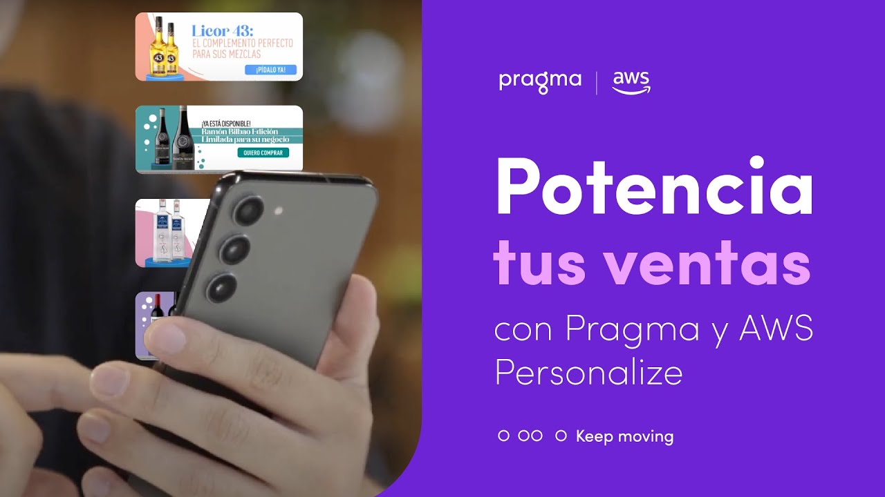 App de Dislicores: un caso de éxito de Pragma y AWS Personalize