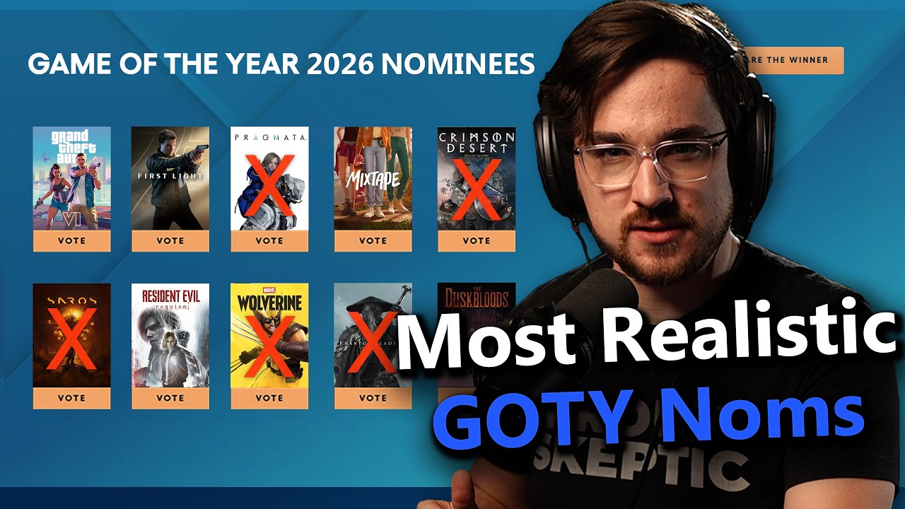 The Most Realistic GOTY Nominees Are Not Always the Best Picks...