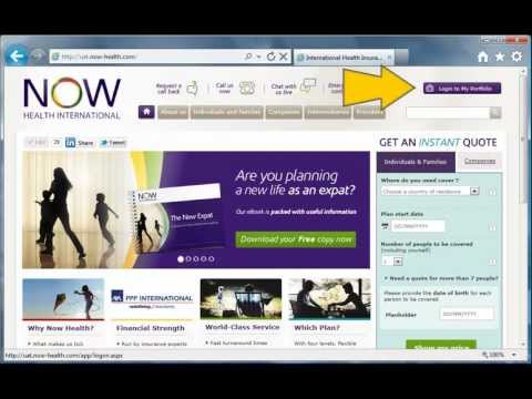 Part 2: Managing your account through the Now Health website