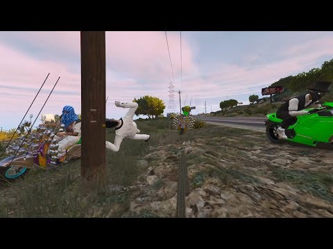 GTA Online: The pain of driving in formation. - Not everyone survives the ride :P
