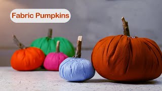 How to Make Fabric Pumpkin - DIY Fabric Pumpkin Tutorial