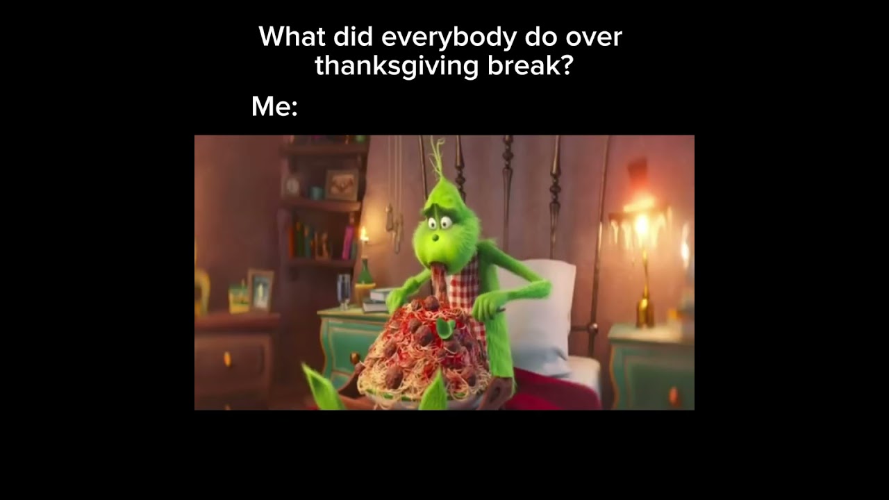 What did you over thanksgiving? 
