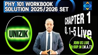 GMAETS —41 is live! PHY 101 WORKBOOK SOLUTION 2025/2026 SET UNIZIK || QUESTIONS DIMENSIONAL ANALYSIS