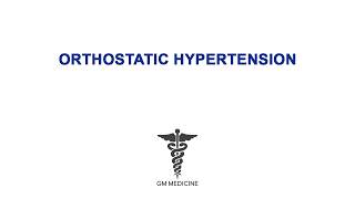 Orthostatic Hypertension