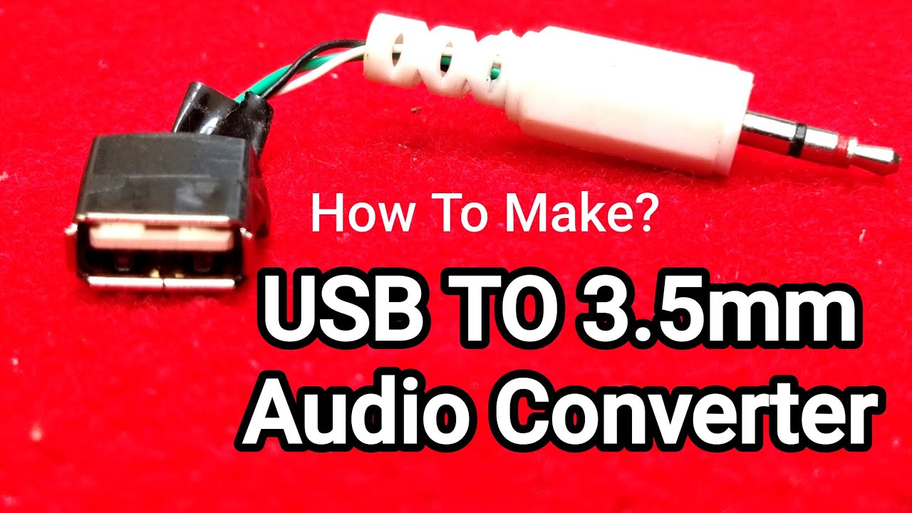 Аудиоконвертер USB - 3,5 мм для USB-аудиоустройства и наушников