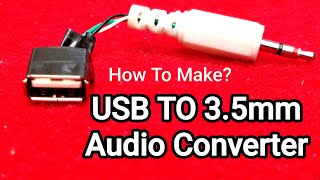Usb To 35mm  Converter For Usb  Device And Headphone