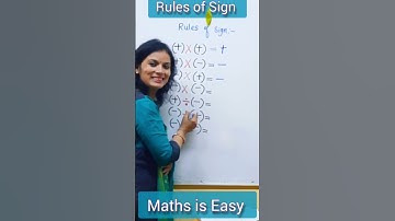 Rules of sign | Simplification Trick | Maths Rules #shorts #trending #math #fun #shortvideo #viral