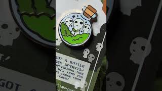 little tree spirits do glow! #artshop #enamelpins