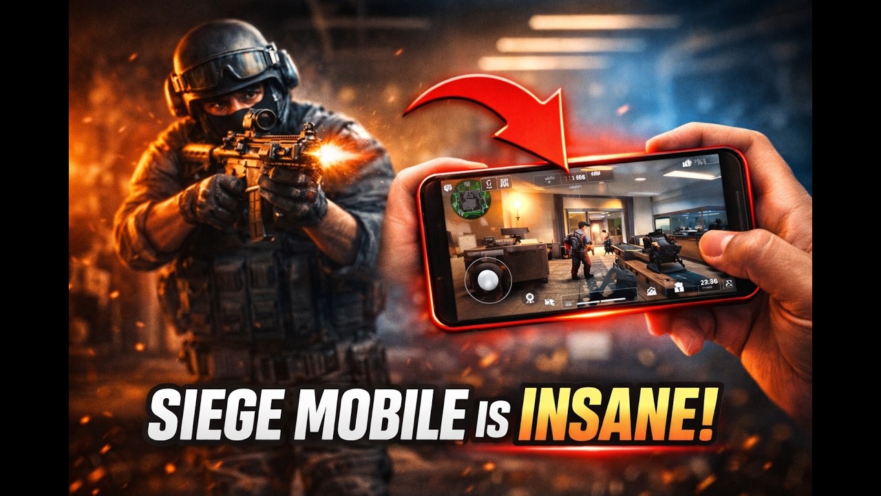 Playing Rainbow Six Siege mobile team death match, I get wrecked - YouTube