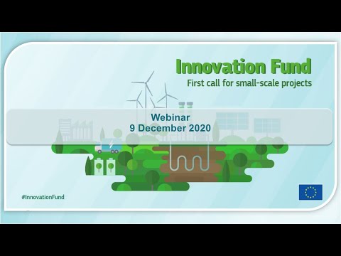 Innovation Fund webinar for small-scale projects call step-by-step