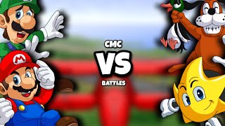 SSBC CMC REPLAYS - TEAM BATTLE (Mario y Luigi vs Ristar y duck hunt)