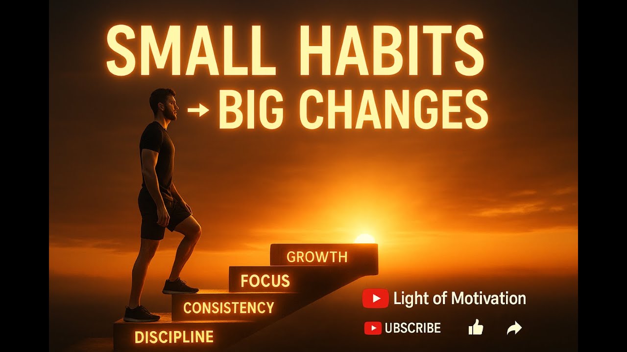 Small Habits Big Changes | The Power of Small Habits | Hindi Motivation ...