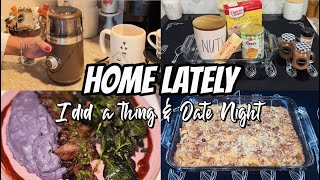 I DID A THING... NEW COFFEE GRINDER, EASY DUMP CAKE \u0026 BBQ DINNER ☕🍰 | DATE NIGHT OUT