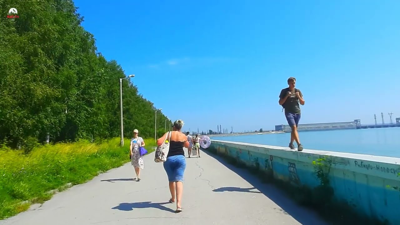 Набережная ОбьГЭС. Обское море. Новосибирск. 27.07.24.