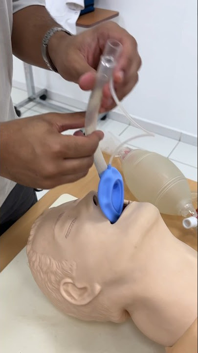 How to insert a laryngeal airway mask