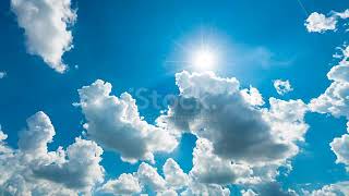 Cloudy Sky With Sun Rays