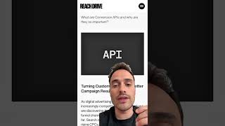 Why conversion APIs improve your campaign performance