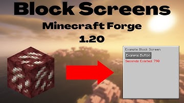 1.20 Minecraft Forge Modding Tutorial - Block Screens