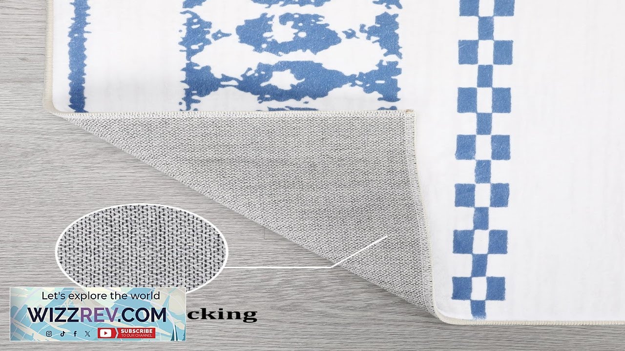 Большой современный геометрический ковер Garvee, нескользящий, устойчивый к пятнам, в богемном ст...