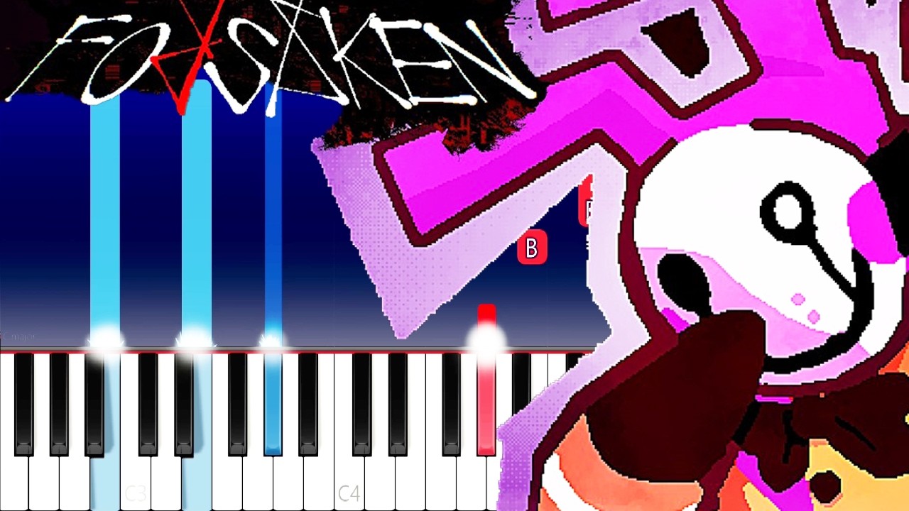 FORSAKEN OST - HE SEEMS CHILL? (Pest Slasher Theme) (Piano Tutorial)