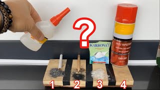 Tarafını Seç Sizce Hangisi Daha Sağlam Bir Yapışma Sağlar ? Sigara Külü -Kalem -