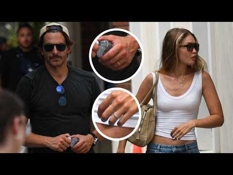 Video Bradley Cooper and Gigi Hadid Spark MARRIAGE Speculation With Matching Rings