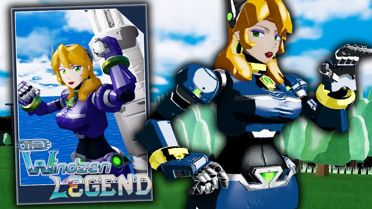 Mega Man but it's Mega Woman now