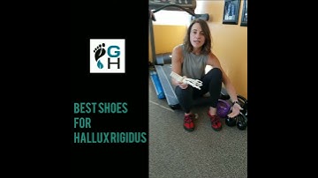 Shoe recommendations for Hallux rigidus