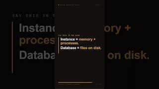 You've Been Saying Database Wrong — Oracle Instance vs Database
