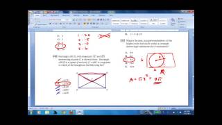 ACT Math Test 2 Problems 40 through 60