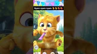 Download Lagu TALKING GINGER NYAM NYAM NYAM 🐈🐈🍓🍓🍓🍉#talkingginger #talkingtom #shortvideo #kucinglucu #cats MP3