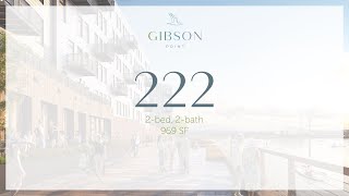 Apartment 222 (B1) at Gibson Point