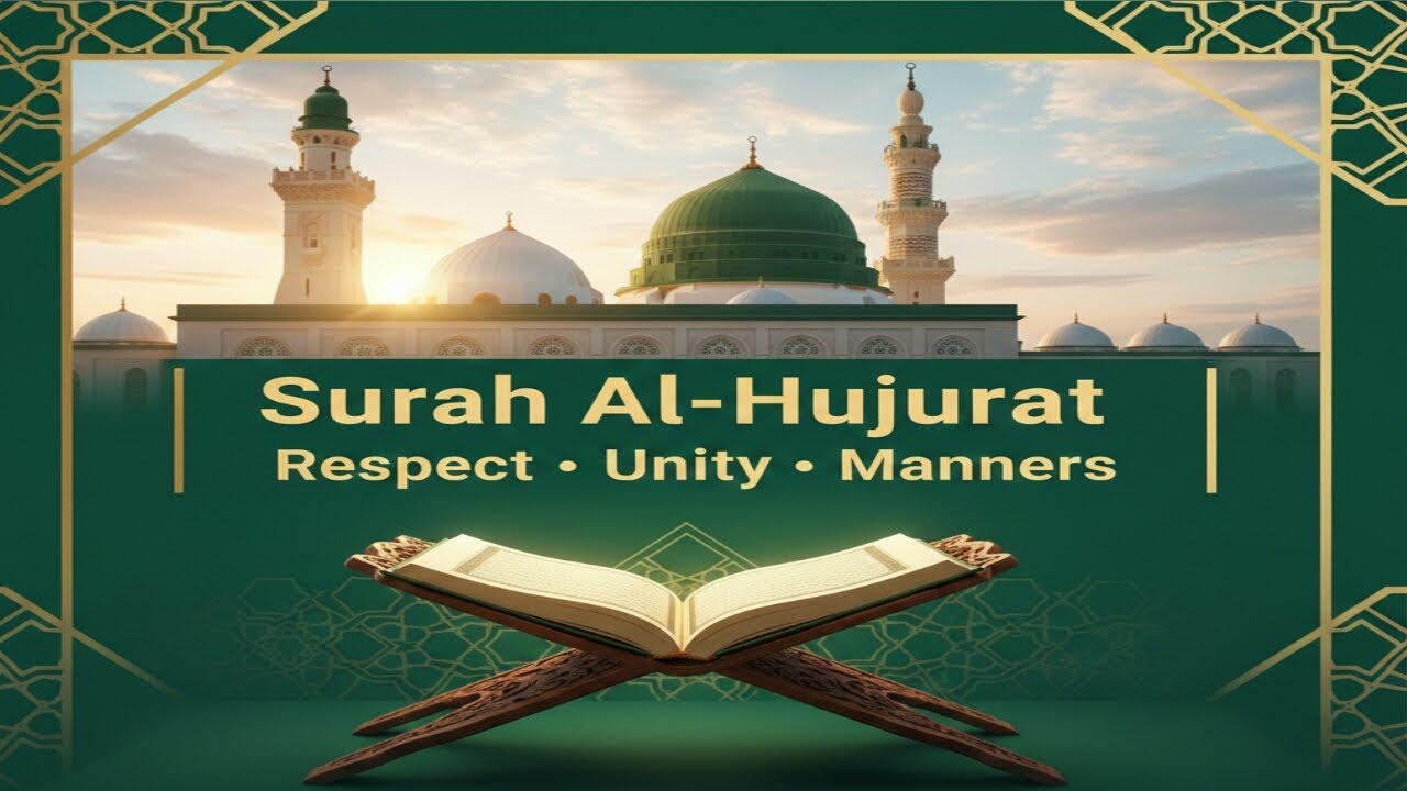 Surah Al-Hujurat | Rules of Respect & Manners in Islam | Beautiful Quran Tilawat