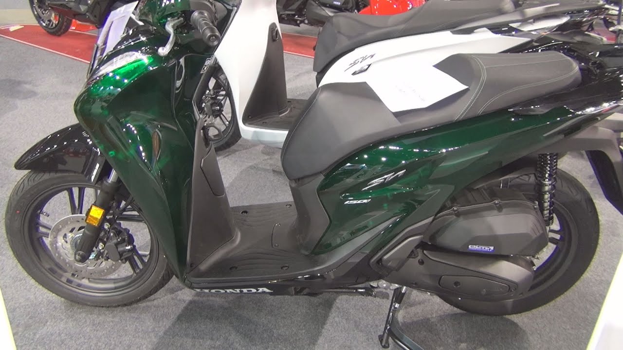 Honda SH 150i Motorcycle (2024) Exterior and Interior