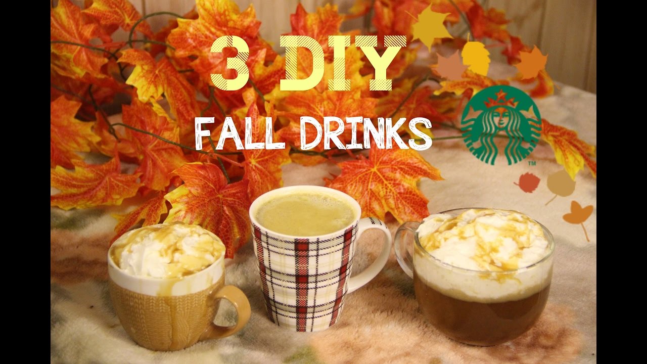 3 DIY Fall Drinks🍁 Starbucks Inspired