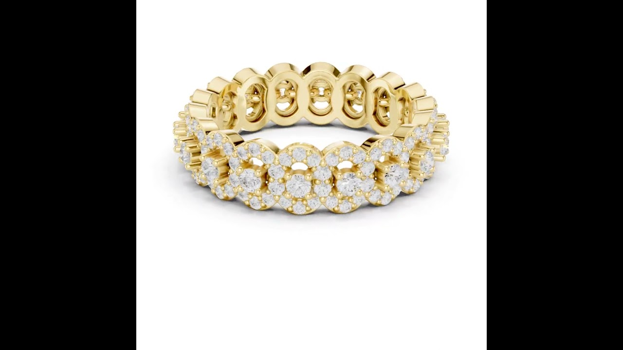 Round Brilliant Diamond Promise Band