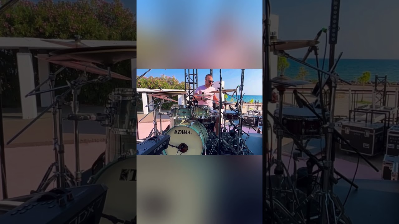 Just before showtime 