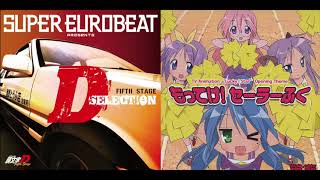 Luckystar X Initial D Mashup Luckycar