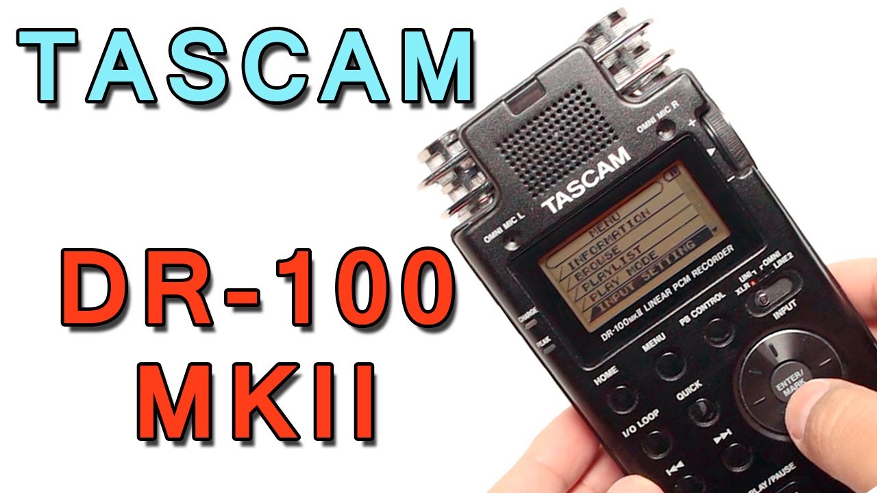 How to Use Tascam DR-100 MKII: Getting Started