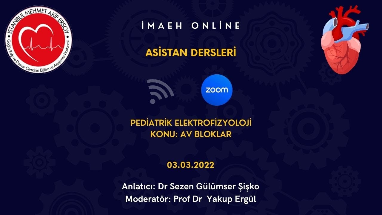 Çocuklarda AV bloklar ve Yaklaşım (AV Blocks in Children)-IMAEH Zoom dersleri-24