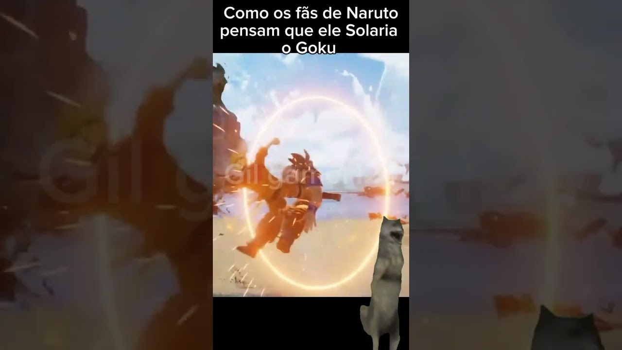 O Goku sola todo verso junto kkkkk