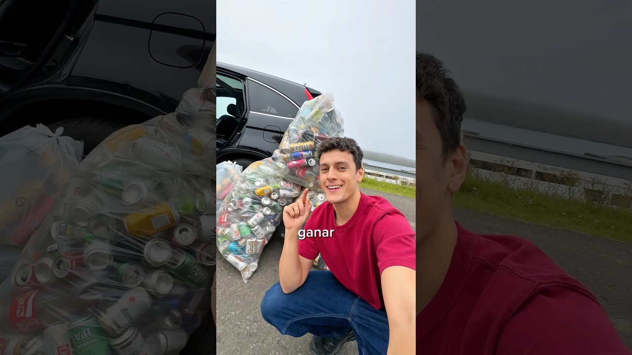 ¿Cuánto dinero puedo ganar reciclando 500 latas? 🥫💰 #shorts