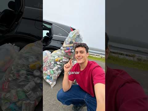 ¿Cuánto dinero puedo ganar reciclando 500 latas? 🥫💰 #shorts